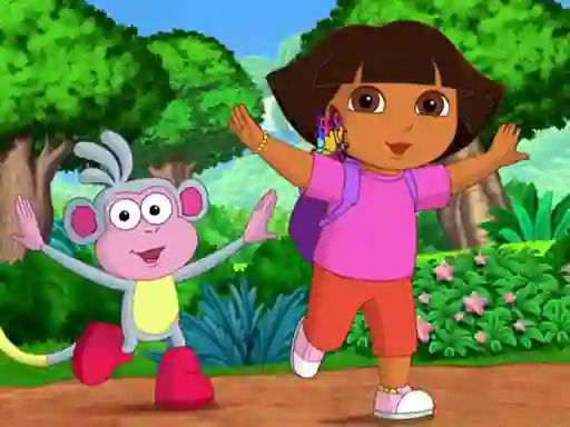 Игра Dora The Explorer Coloring онлайн