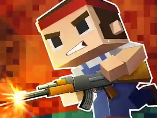 Игра Blocky Shooting Swat Multiplayer онлайн