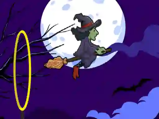 Игра Flying witch halloween онлайн