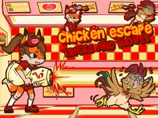 Игра Chicken Escape Tricks and moves онлайн
