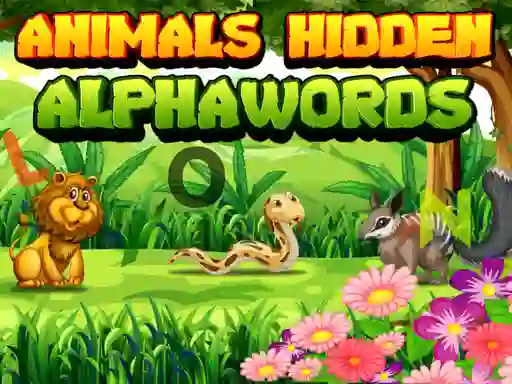 Игра Animals Hidden AlphaWords онлайн