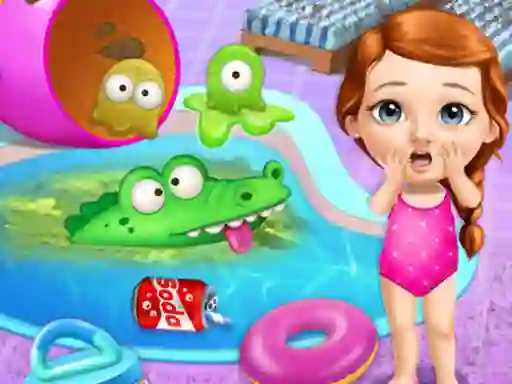 Игра Sweet Baby Hotel Cleanup онлайн