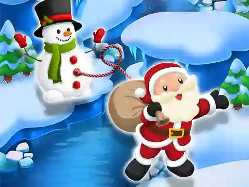 Игра Santa SnowMan Jump онлайн
