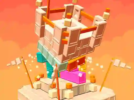 Игра Demolish Castle Puzzle онлайн