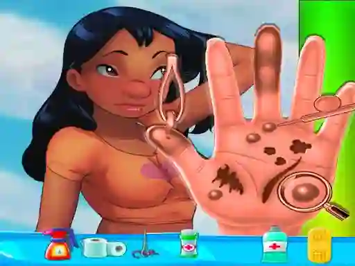 Игра Nani Pelekai Hand Doctor онлайн