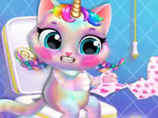 Игра Twinkle My Unicorn Cat Princess Caring онлайн