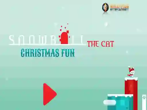 Игра Snowball The Cat Christmas Fun онлайн