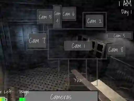 Игра Five Nights at Horror Games онлайн