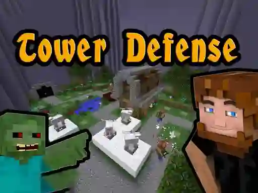 Игра Minecraft Tower Defense онлайн
