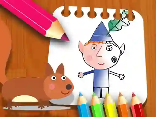 Игра Ben Hollys Coloring Book онлайн
