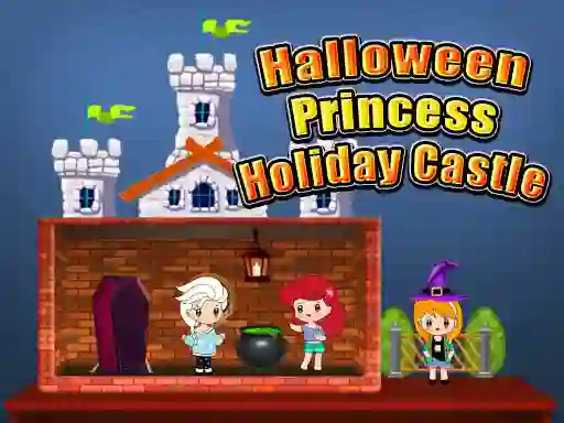 Игра Halloween Princess Holiday Castle онлайн