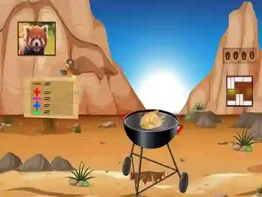 Игра Grill Chicken Escape онлайн
