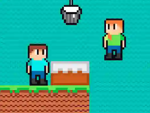 Игра Brothers are making a cake онлайн