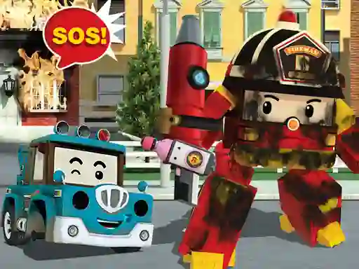 Игра Robot Car Emergency Rescue 2 онлайн