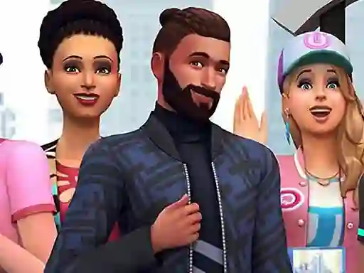 Игра Sims Jigsaw Puzzle Collection онлайн