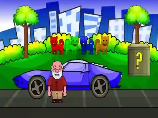 Игра Find The Old Man's Car Key онлайн