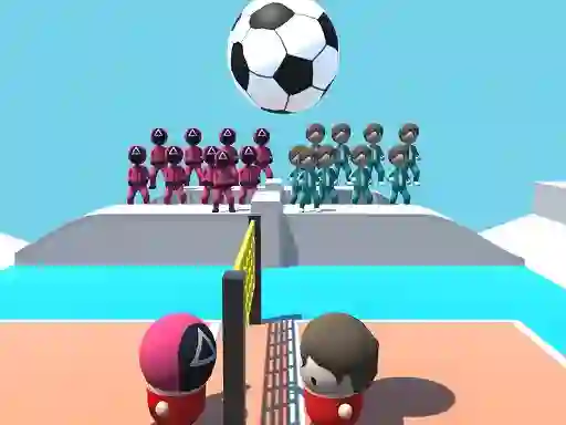 Игра Volley Squid Gamer онлайн
