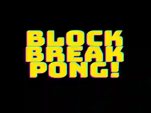 Игра Block break pong! онлайн