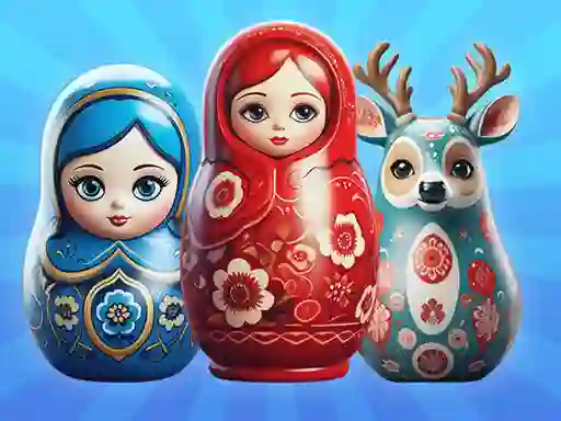 Игра Sort by Matryoshka Shelves! онлайн
