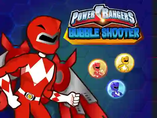 Игра Power Rangers Bubble Shoot онлайн
