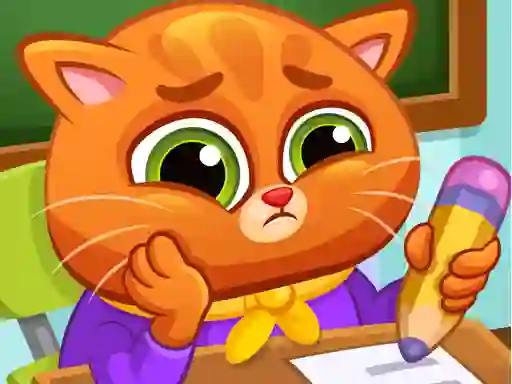 Игра Lovely Virtual Cat At School онлайн