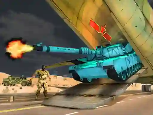 Игра Offroad Army Transporter онлайн