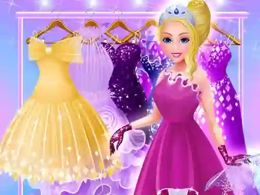 Игра Cinderella Dress Up Girls онлайн