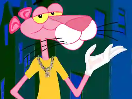Игра Pink Panther Dress Up онлайн