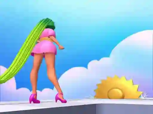 Игра Keep Long Hair онлайн