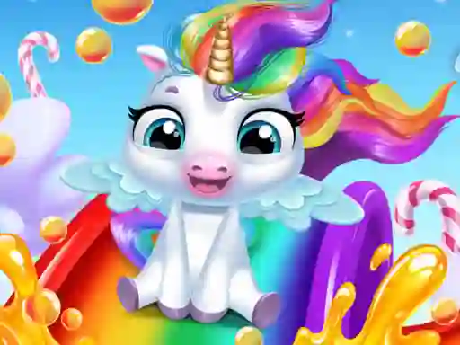 Игра Glitter Unicorn Dress Up Girls онлайн