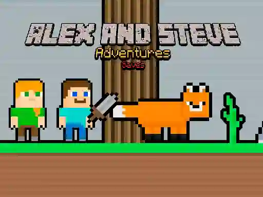 Игра Alex and Steve Adventures Saves онлайн