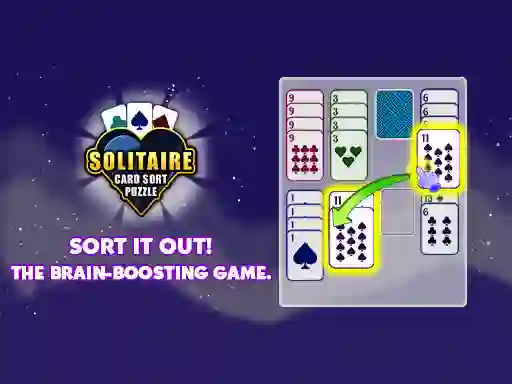 Игра Solitaire Card Sort Puzzle онлайн