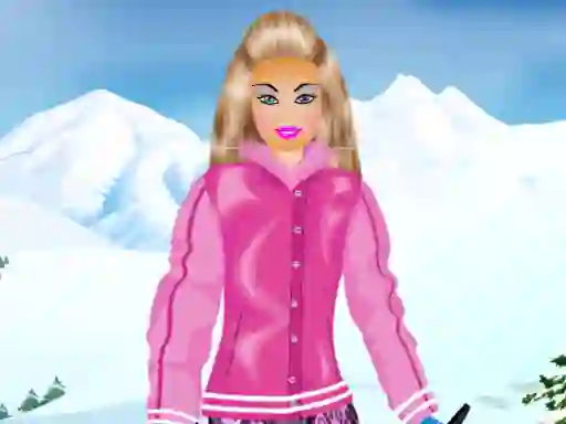 Игра Barbie Snowboard Dress онлайн