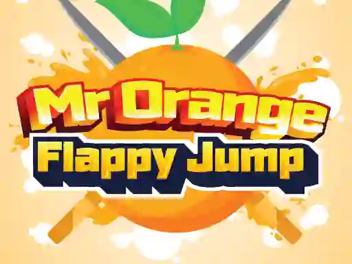 Игра Mr. Orange Flappy Jump онлайн