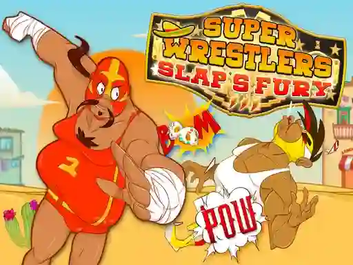 Игра Super Wrestlers : Slaps Fury онлайн