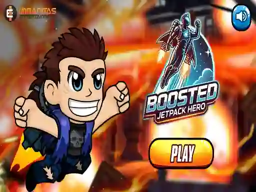 Игра Boosted Jetpack Hero онлайн