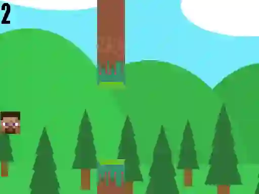Игра MC Flappy Steve онлайн