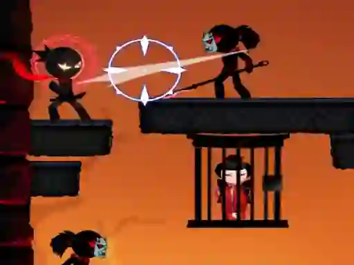 Игра Ninja Stickman Warrior онлайн