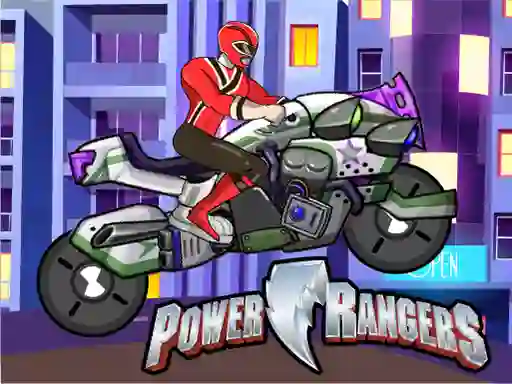 Игра Power Rangers Racer punk онлайн