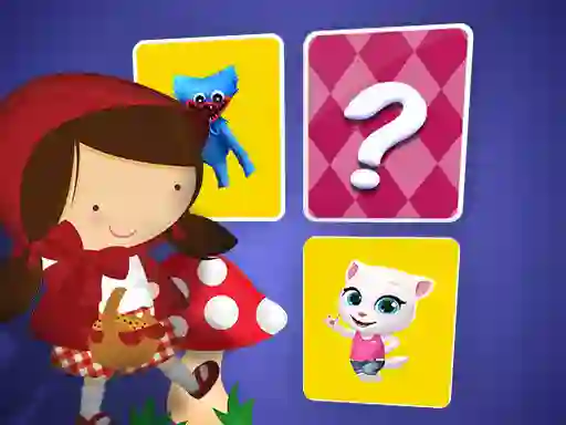 Игра Little Red Riding Hood Memory Card Match онлайн
