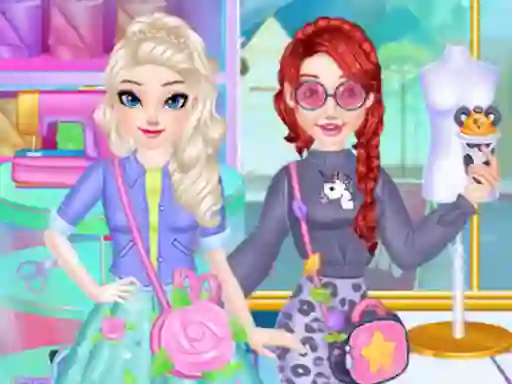 Игра Fashion Princess Sewing Clothes онлайн