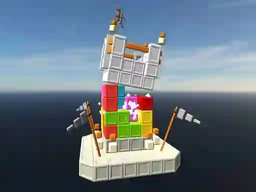 Игра Castle Destruction Blocks онлайн
