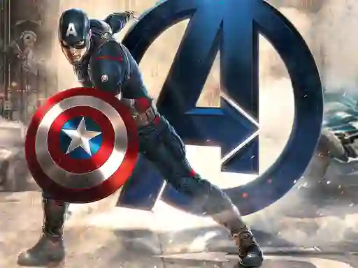 Игра Captain American Jigsaw Puzzle онлайн