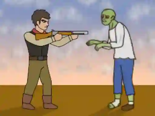 Игра Cowboy Survival Zombie онлайн