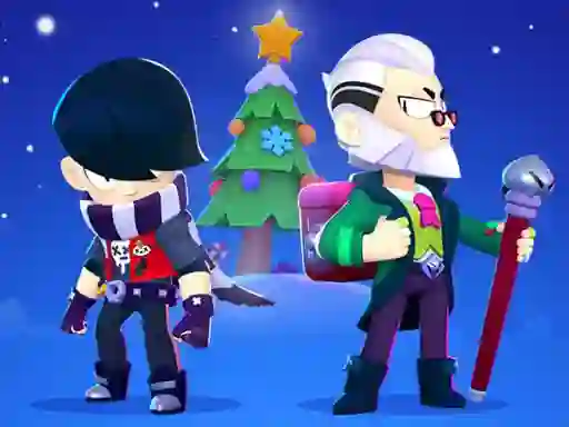 Игра Brawl Stars Christmas Coloring онлайн