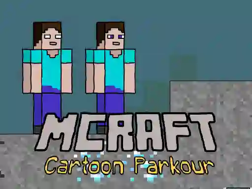 Игра Mcraft Cartoon Parkour онлайн