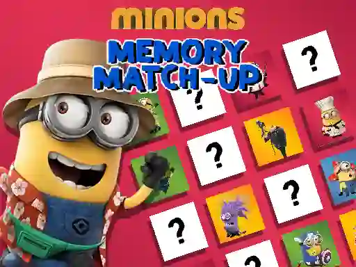 Игра Minions Memory Match Up онлайн