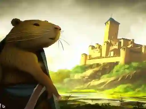 Игра Adventures of the Medieval Capybara онлайн