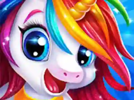 Игра Unicorn Make up Girl онлайн