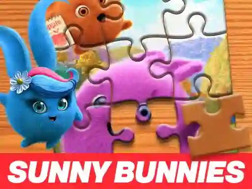 Игра Sunny Bunnies Jigsaw Puzzle онлайн